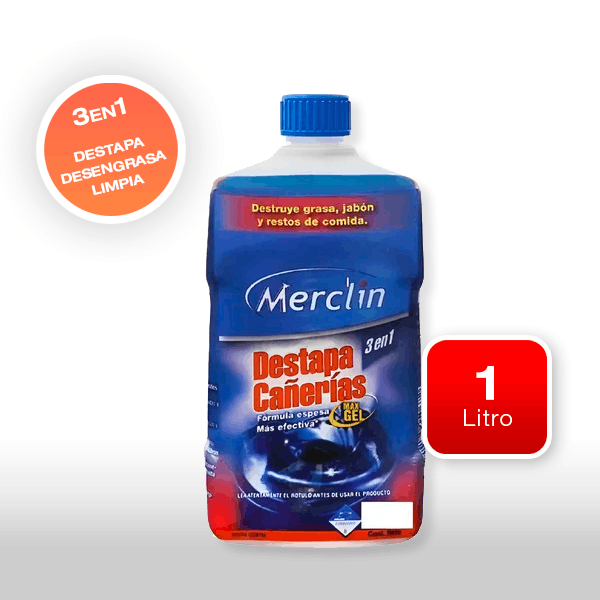 DESTAPA cañerias Max gel 1 Litro - (12GDC1)
