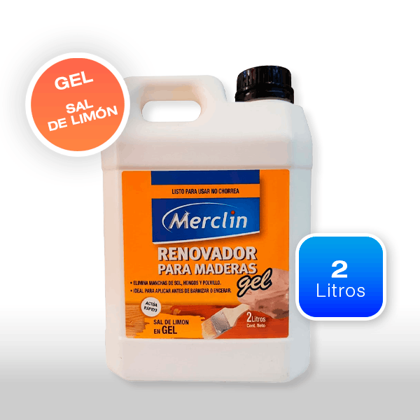 GEL RESTAURADOR DE MADERA MERCLIN X 2 LITROS - (SLG 2)