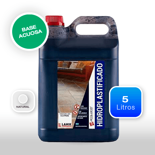 HIDROPLASTIFICADO ACQUACER LANIK NATURAL X 5 LITROS (50050)