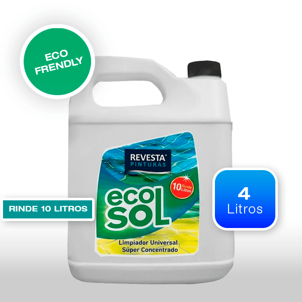LIMPIADOR REVESTA ECOSOL X 4 LITROS (ECOSOL04)